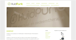 Desktop Screenshot of huidpunt.nl